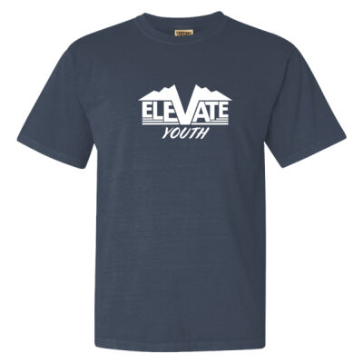 Elevate Youth Heavyweight T Shirt Front Logo Thumbnail